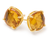 Marco Bicego Jaipur Yellow Gold Round Citrine Stud Earrings