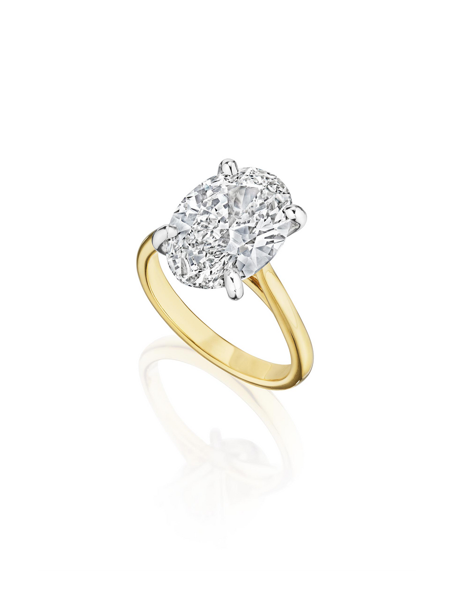 Solitaire Oval Cut Diamond Engagement Ring Fink's