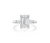 Load image into Gallery viewer, Fink&#39;s Exclusive Emerald Cut Engagement Ring with Baguette Side Diamonds