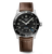 Longines Spirit Zulu Time 42mm Watch with Brown Leather Strap