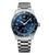 Longines Spirit Zulu Time 42mm Watch with Blue Dial and Stainless Steel Bracelet
