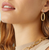 Marco Bicego Jaipur Mixed Metals Oval Link Diamond Hook Earrings