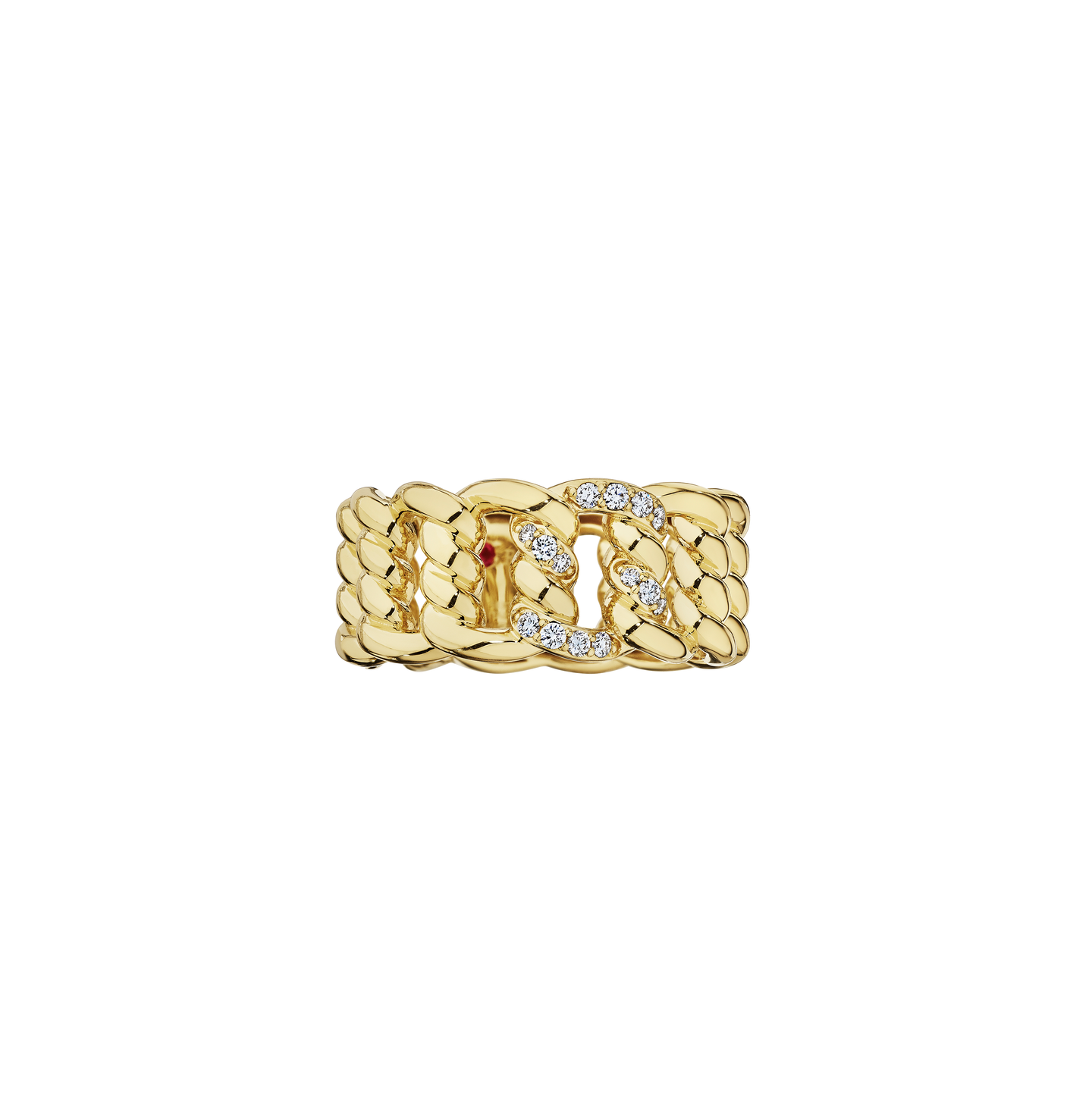 Roberto Coin Cialoma Yellow Gold Diamond Ring