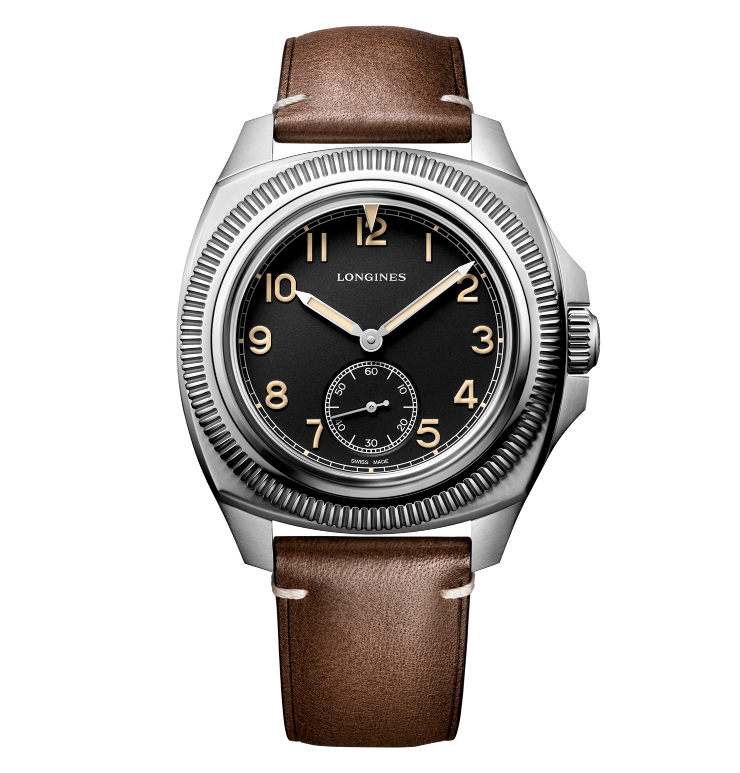 Longines Pilot Majetek Box Edition 43mm Watch with Black Dial