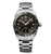 Longines Spirit Zulu Time 39mm Watch with Green Bezel