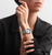 Longines Conquest 34mm Watch with Stainless Steel Bracelet on model