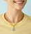 Marco Bicego Jaipur Yellow Gold Blue Topaz Pendant