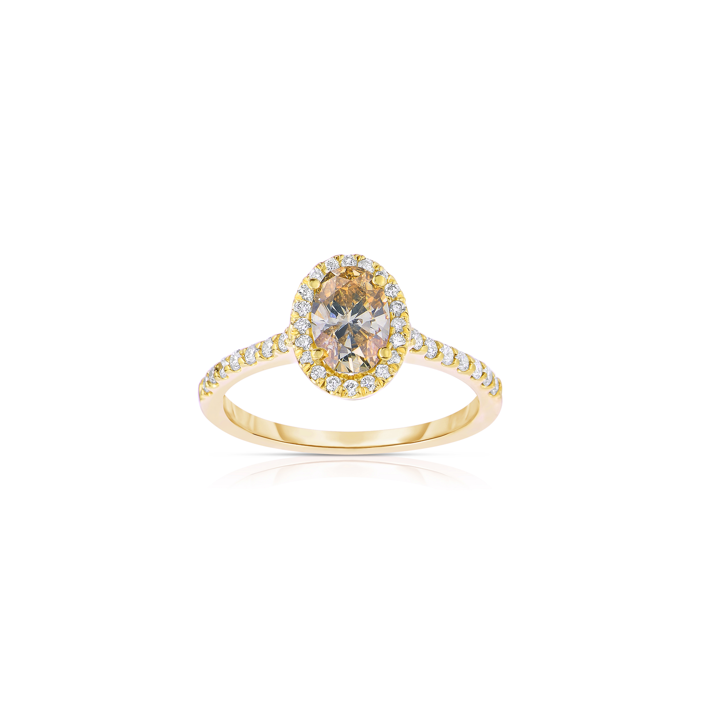 Sabel Collection Yellow Gold Fancy Diamond Fashion Ring