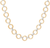 Marco Bicego Jaipur Mixed Metals Flat Link Collar Necklace with Diamonds