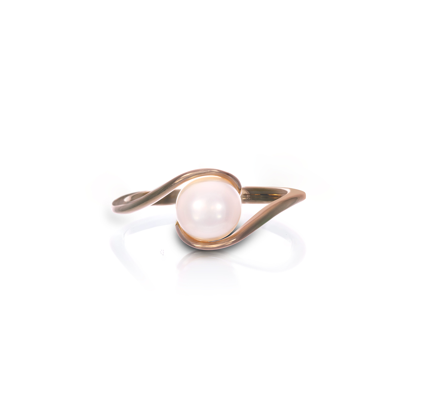Sabel Collection Yellow Gold Pearl Ring