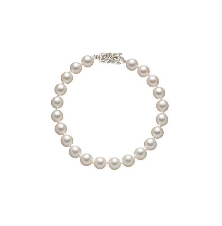 Sabel Collection 14K White Gold Pearl Bracelet