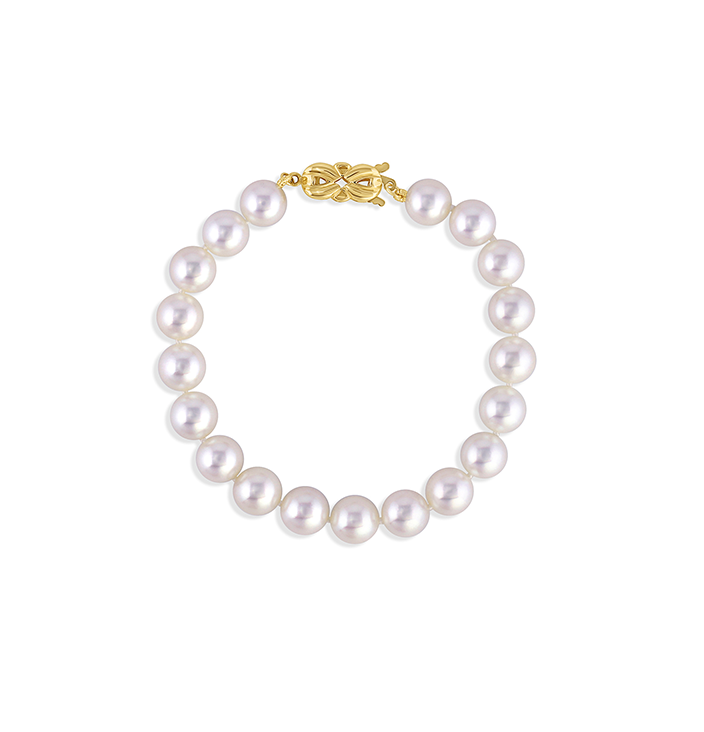 Sabel Collection 14K Yellow Gold Pearl Bracelet