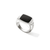 John Hardy Sterling Silver Signet Ring with Black Onyx