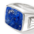 John Hardy Sterling Silver Lapis Lazuli Signet Ring