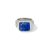 John Hardy Sterling Silver Lapis Lazuli Signet Ring