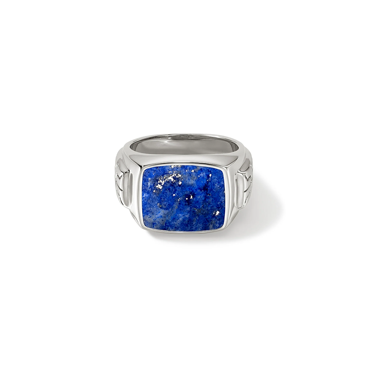 John Hardy Sterling Silver Lapis Lazuli Signet Ring