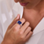 John Hardy Sterling Silver Lapis Lazuli Signet Ring