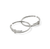 John Hardy Spear Sterling Silver Diamond Hoop Earrings, 34mm