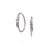John Hardy Spear Sterling Silver Diamond Hoop Earrings, 34mm