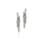 John Hardy Spear Sterling Silver Diamond Hoop Earrings, 34mm