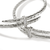 John Hardy Spear Sterling Silver Diamond Hoop Earrings, 45mm