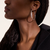 John Hardy Spear Sterling Silver Diamond Hoop Earrings, 45mm
