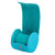 WOLF Single Watch Roll in Tutti Frutti Turquoise