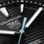 TAG Heuer Aquaracer Professional 200 Solargraph Watch Black Sunray Brushed Dial and Watch Hands