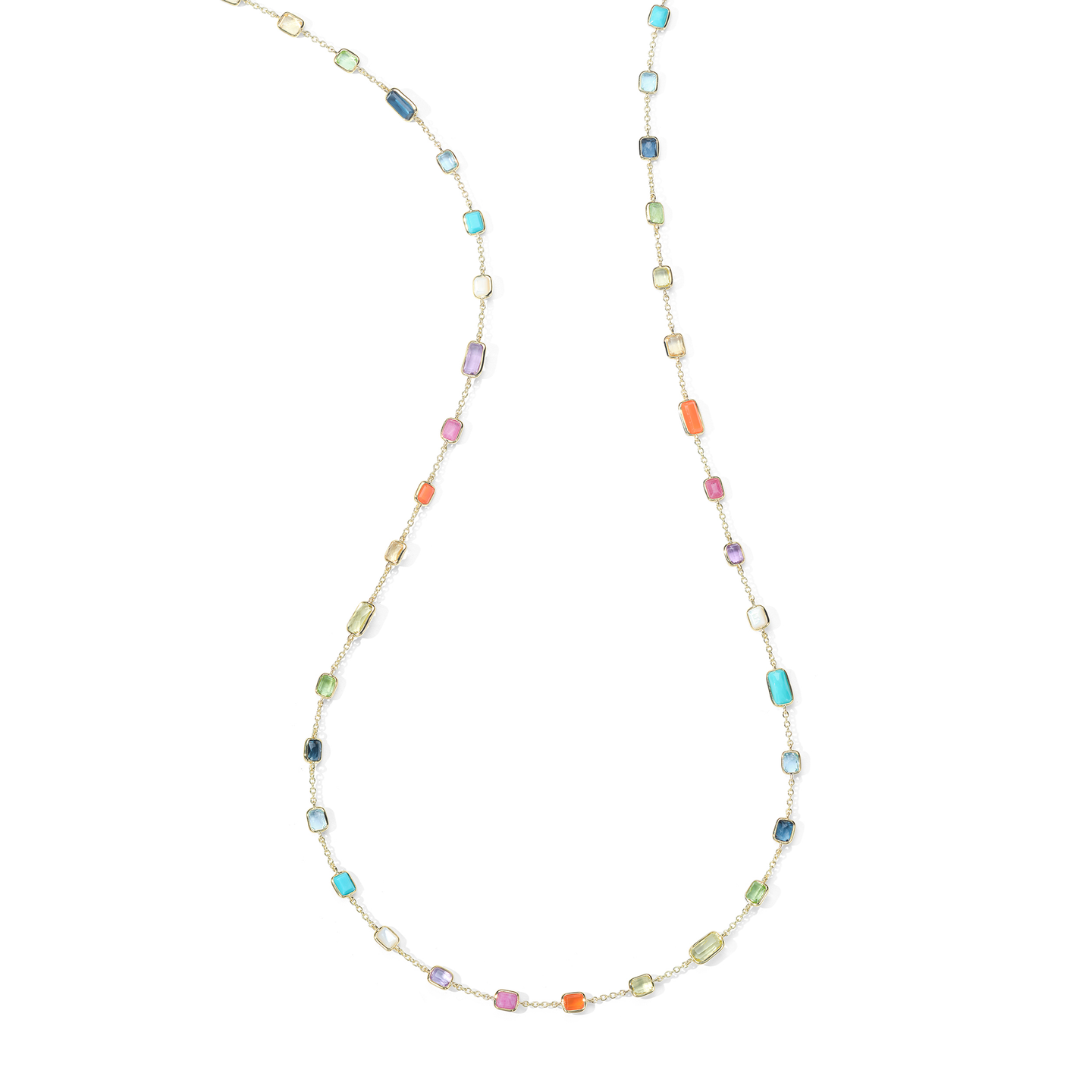 IPPOLITA Rock Candy Long Gelato Necklace in Summer Rainbow