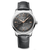 Longines Conquest Heritage Central Power Reserve 38mm Watch with Gray Dial and Leather Strap