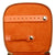 WOLF Maria Zip Jewelry Cube in Tangerine