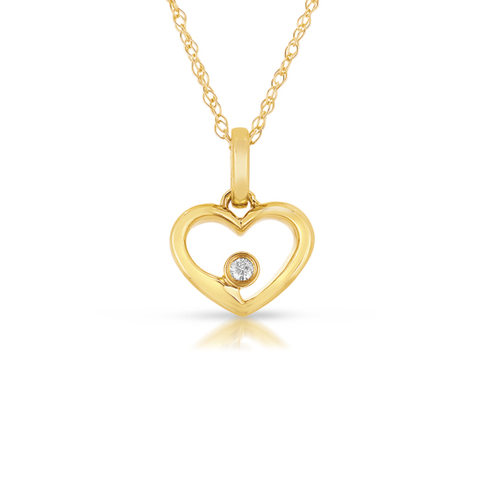 Sabel Collection Diamond Heart Pendant