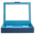 WOLF Sophia Jewelry Box with Window in Indigo