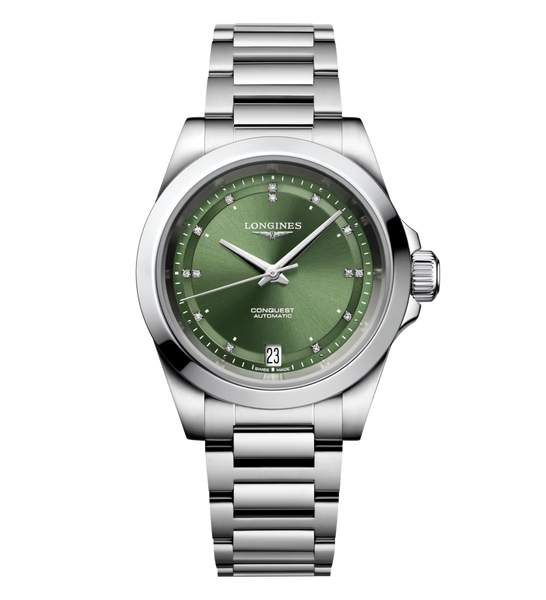 LONGINES Conquest レディース腕時計 ゴールド/ブラック Conquest 41mm Watch with Black Dial | Longines | Fink's