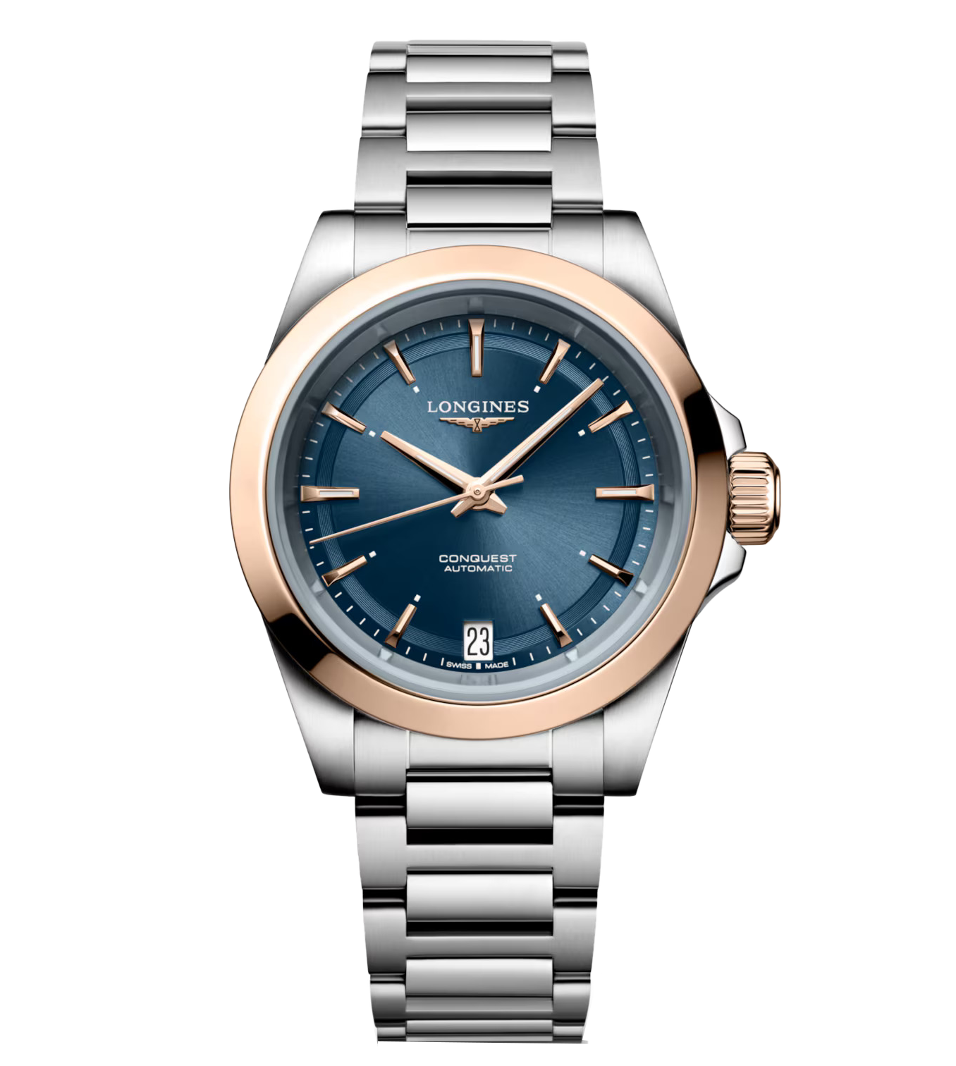 Longines Conquest 34mm Watch with Purple Dial | Fink's