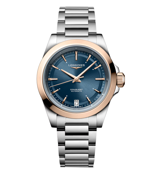 Longines Conquest 34mm Watch with Purple Dial | Fink's