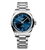 Longines Conquest 38mm Watch with Stainless Steel Bracelet and Blue Dial
