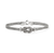John Hardy Love Knot Sterling Silver Diamond Bracelet