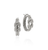 John Hardy Love Knot Sterling Silver Diamond Hoop Earrings, 16mm