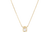 Dinh Van Le Cube Yellow Gold Diamond Necklace