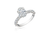 Fink&#39;s Exclusive White Gold Oval Diamond Engagement Ring