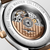 Longines Master 40mm Watch with Brown Leather Strap