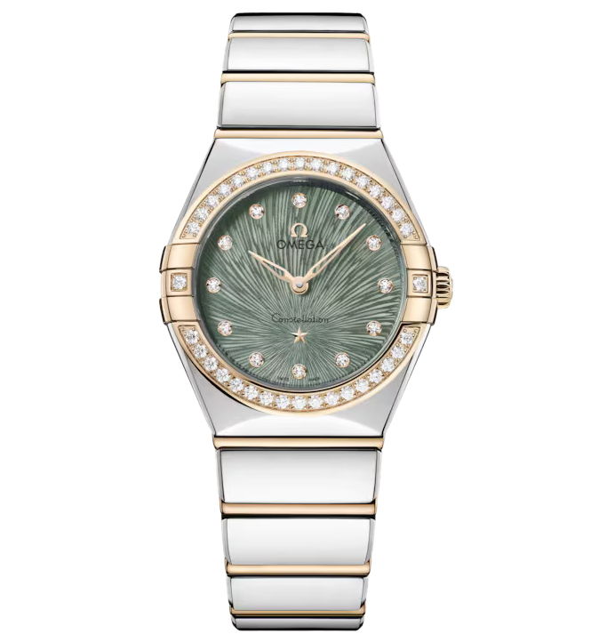 OMEGA Constellation, 28mm with Supernova Green Dial | Fink's