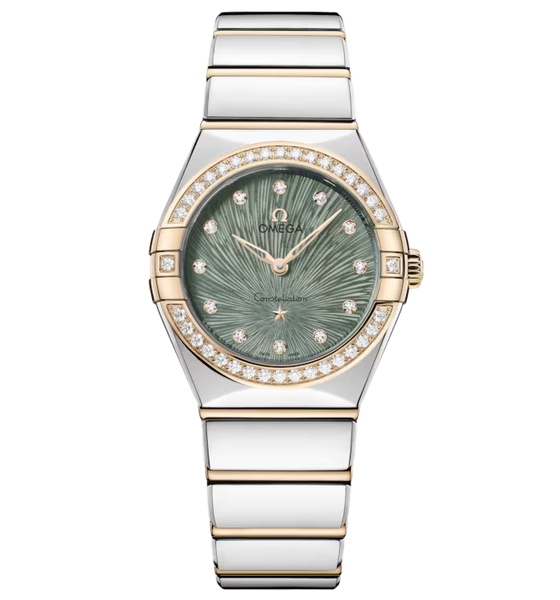 OMEGA Constellation, 28mm with Supernova Green Dial | Fink's