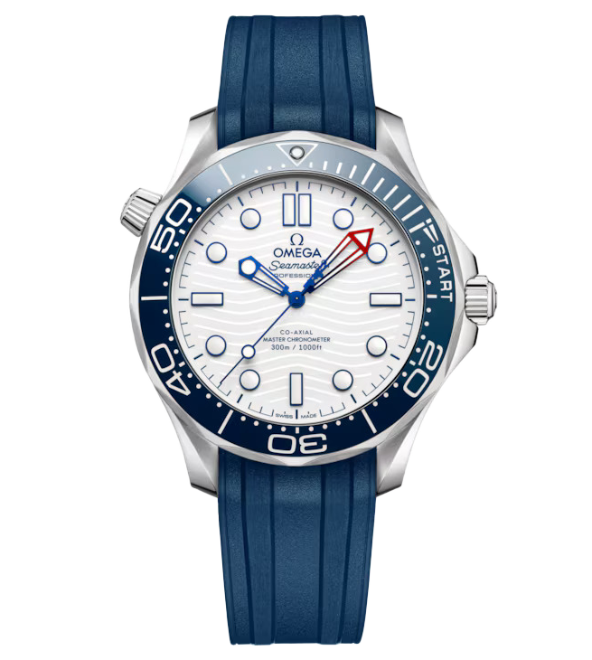 OMEGA Seamaster Diver 300m, 42mm with White Dial Fink's