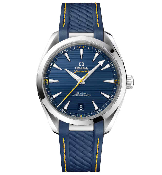 OMEGA Seamaster Aqua Terra 150m, 41mm with Blue Rubber Strap