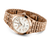 Breitling Chronomat Automatic 36 Watch with White Dial and 18K Red Gold Strap