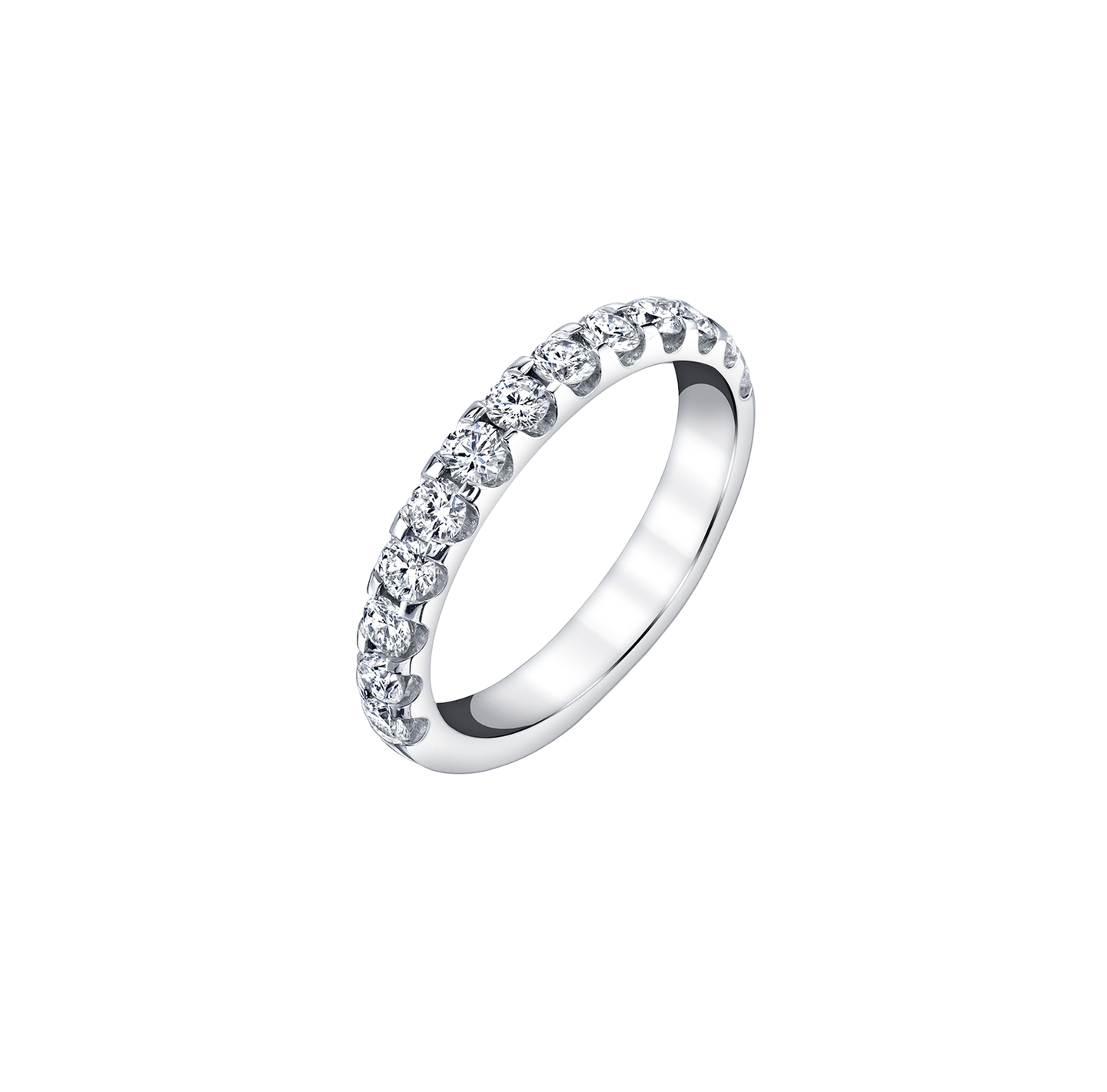 Fink's Exclusive Round Diamond Band in Platinum