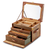 WOLF Ida Trunk Jewelry Box in Khaki