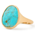 Marco Bicego Lunaria Yellow Gold Turquoise Ring